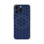 プレミアムパネル with MagSafe［ Dot Circle - Navy ］