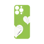プレミアムパネル with MagSafe［ Two Hearts - Green ］