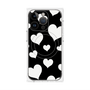 プレミアムパネル with MagSafe［ Dot Hearts - Black ］