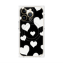 プレミアムパネル with MagSafe［ Dot Hearts - Black ］