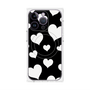 プレミアムパネル with MagSafe［ Dot Hearts - Black ］