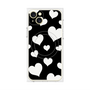 プレミアムパネル with MagSafe［ Dot Hearts - Black ］