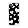 プレミアムパネル with MagSafe［ Dot Hearts - Black ］