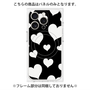 プレミアムパネル with MagSafe［ Dot Hearts - Black ］