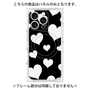 プレミアムパネル with MagSafe［ Dot Hearts - Black ］