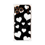 プレミアムパネル with MagSafe［ Dot Hearts - Black ］