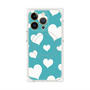 プレミアムパネル with MagSafe［ Dot Hearts - Blue ］