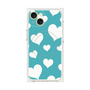 プレミアムパネル with MagSafe［ Dot Hearts - Blue ］