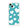 プレミアムパネル with MagSafe［ Dot Hearts - Blue ］