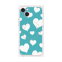 プレミアムパネル with MagSafe［ Dot Hearts - Blue ］