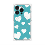 プレミアムパネル with MagSafe［ Dot Hearts - Blue ］