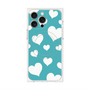 プレミアムパネル with MagSafe［ Dot Hearts - Blue ］