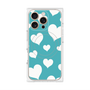 プレミアムパネル with MagSafe［ Dot Hearts - Blue ］