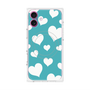 プレミアムパネル with MagSafe［ Dot Hearts - Blue ］