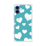 プレミアムパネル with MagSafe［ Dot Hearts - Blue ］