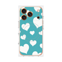 プレミアムパネル with MagSafe［ Dot Hearts - Blue ］