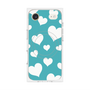 プレミアムパネル with MagSafe［ Dot Hearts - Blue ］