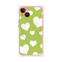 プレミアムパネル with MagSafe［ Dot Hearts - Green ］