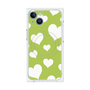 プレミアムパネル with MagSafe［ Dot Hearts - Green ］
