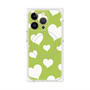 プレミアムパネル with MagSafe［ Dot Hearts - Green ］
