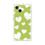 プレミアムパネル with MagSafe［ Dot Hearts - Green ］
