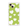 プレミアムパネル with MagSafe［ Dot Hearts - Green ］