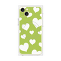 プレミアムパネル with MagSafe［ Dot Hearts - Green ］