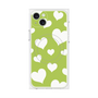 プレミアムパネル with MagSafe［ Dot Hearts - Green ］