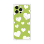 プレミアムパネル with MagSafe［ Dot Hearts - Green ］