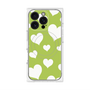 プレミアムパネル with MagSafe［ Dot Hearts - Green ］