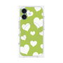 プレミアムパネル with MagSafe［ Dot Hearts - Green ］