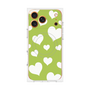 プレミアムパネル with MagSafe［ Dot Hearts - Green ］
