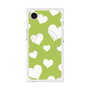 プレミアムパネル with MagSafe［ Dot Hearts - Green ］