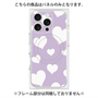 プレミアムパネル with MagSafe［ Dot Hearts - Purple ］