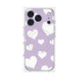 プレミアムパネル with MagSafe［ Dot Hearts - Purple ］