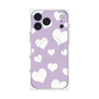 プレミアムパネル with MagSafe［ Dot Hearts - Purple ］
