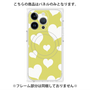 プレミアムパネル with MagSafe［ Dot Hearts - Yellow ］
