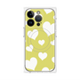 プレミアムパネル with MagSafe［ Dot Hearts - Yellow ］