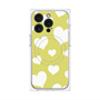プレミアムパネル with MagSafe［ Dot Hearts - Yellow ］