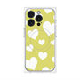 プレミアムパネル with MagSafe［ Dot Hearts - Yellow ］