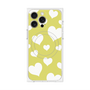 プレミアムパネル with MagSafe［ Dot Hearts - Yellow ］