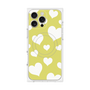 プレミアムパネル with MagSafe［ Dot Hearts - Yellow ］