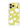 プレミアムパネル with MagSafe［ Dot Hearts - Yellow ］