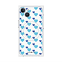 プレミアムパネル with MagSafe［ Stripe Hearts - Blue ］