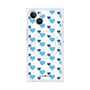 プレミアムパネル with MagSafe［ Stripe Hearts - Blue ］