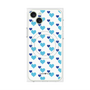 プレミアムパネル with MagSafe［ Stripe Hearts - Blue ］