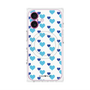 プレミアムパネル with MagSafe［ Stripe Hearts - Blue ］