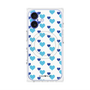 プレミアムパネル with MagSafe［ Stripe Hearts - Blue ］