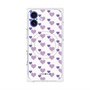 プレミアムパネル with MagSafe［ Stripe Hearts - Purple ］