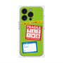 プレミアムパネル with MagSafe［ FRAGILE Stickers - Green ］